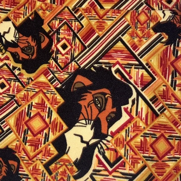 Disney LuLaRoe Lion King Leggings Scar - Picture 4 of 4